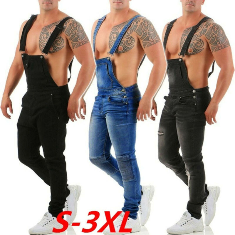 Men Denim Dungaree Overalls Painters Bib Jumpsuits Slim Fit Ripped Jean Pants UK, Blue
Men Denim Dungaree Overalls Painters Bib Jumpsuits Slim Fit Ripped Jean Pants UK, Blue