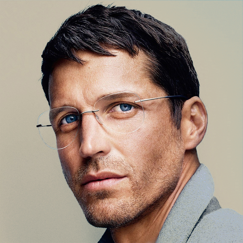 High Quality Pilot Titanium Rimless Frame Aviation Glasses Men Myopia Optical Prescription Eyeglasses Frame Clear Glass Glasses N5
High Quality Pilot Titanium Rimless Frame Aviation Glasses Men Myopia Optical Prescription Eyeglasses Frame Clear Glass Glasses N5