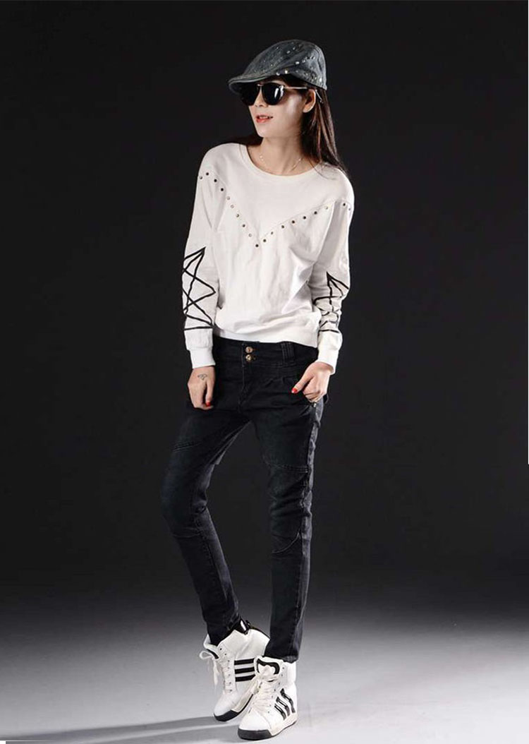 Black With Harlan Female Jeans Trousers Cultivate One'S Morality Show Thin Big Yard Stretch Pencil Pants
Black With Harlan Female Jeans Trousers Cultivate One'S Morality Show Thin Big Yard Stretch Pencil Pants