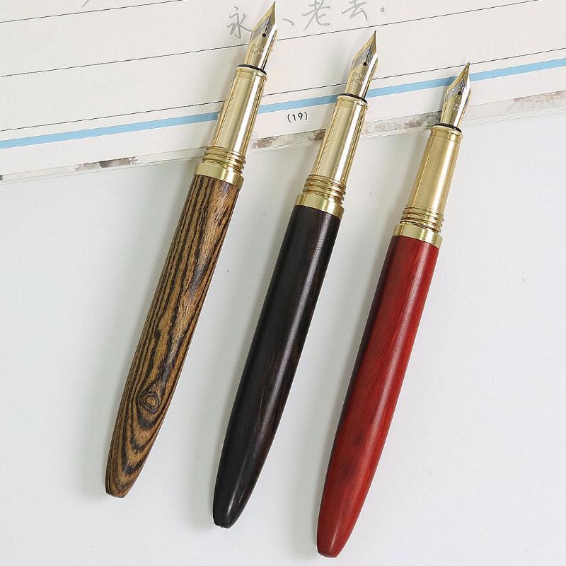 FangNymph 0.7mm Vintage High Quality Fountain Pen Rosewood and Brass Fountain Pen For Business Student Stationery, Red
FangNymph 0.7mm Vintage High Quality Fountain Pen Rosewood and Brass Fountain Pen For Business Student Stationery, Red