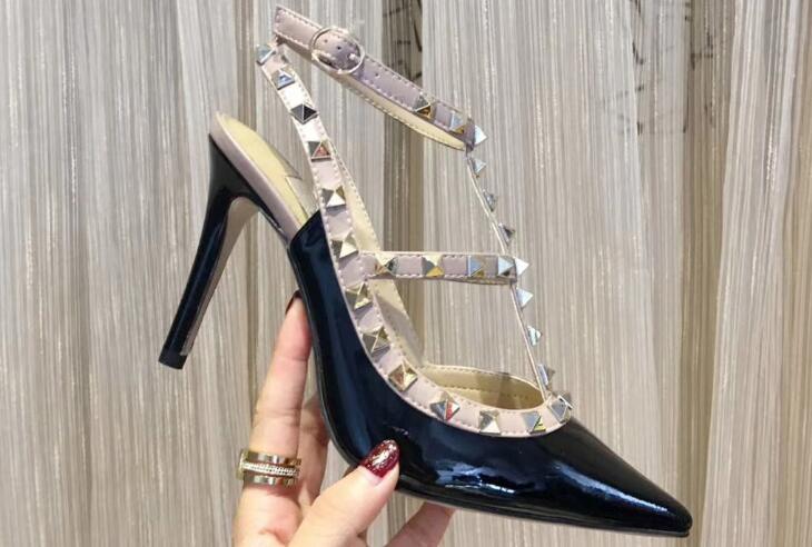 5A 6502190 Patent Leather Studs Caged Pump 9.5cm Heel Shoes,ankle straps,Adjustable buckle fastenings,Size 34-42,DHL Free Shipping, Black
5A 6502190 Patent Leather Studs Caged Pump 9.5cm Heel Shoes,ankle straps,Adjustable buckle fastenings,Size 34-42,DHL Free Shipping, Black