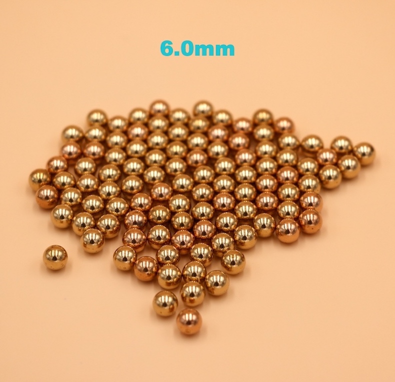 6mm Solid Brass (H62) Bearing Balls For Industrial Pumps, Valves, Electronic Devices, Heating Units, Furniture Rails and Safety Switches
6mm Solid Brass (H62) Bearing Balls For Industrial Pumps, Valves, Electronic Devices, Heating Units, Furniture Rails and Safety Switches
