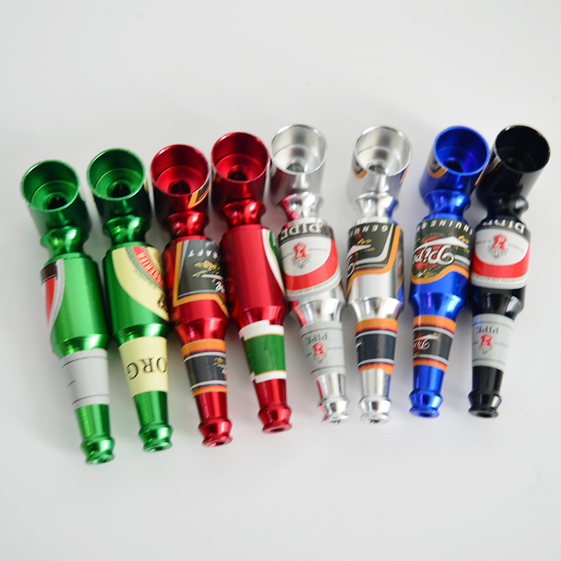 Metal Beer Bottle Oil Burner Smoking Hand Pipe 2.5 inch Creative Beer Style Tobacco Herbs Pipes Beer Pattern with Box Gift for Buddy Men.
Metal Beer Bottle Oil Burner Smoking Hand Pipe 2.5 inch Creative Beer Style Tobacco Herbs Pipes Beer Pattern with Box Gift for Buddy Men.