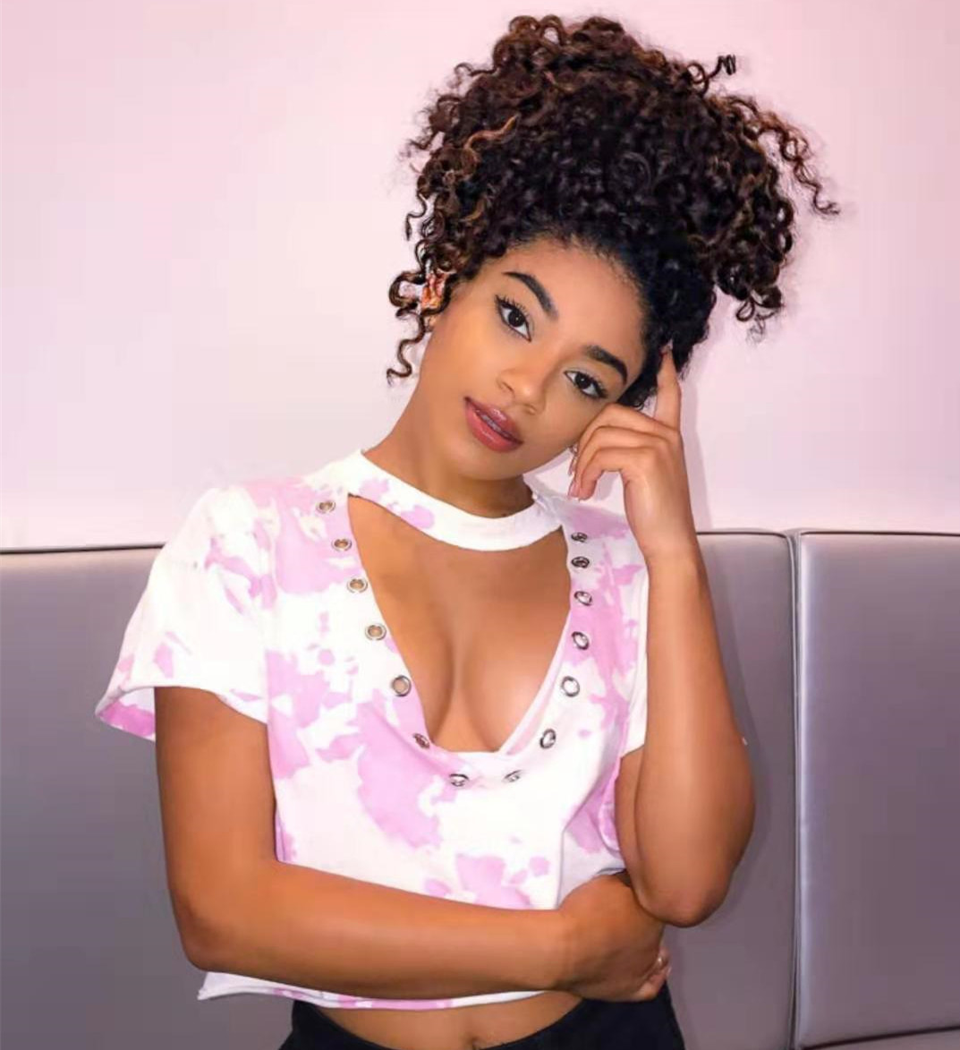 Afro Kinky Curly Ponytails Clip In Hair Extensions for African Americans Kinky Coily Natural Clip Ponytail HairPieces Curly Drawstring puff