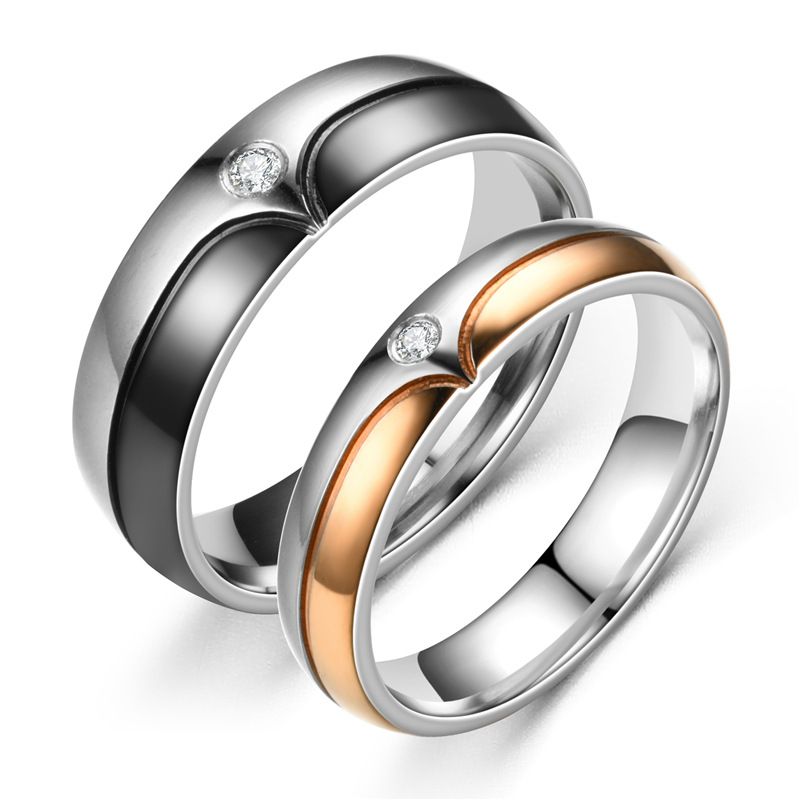New Love Couple Rings Stainless Steel Engagement Wedding Rings for Men Women Zircon Ring lassic jewelry high quality
New Love Couple Rings Stainless Steel Engagement Wedding Rings for Men Women Zircon Ring lassic jewelry high quality