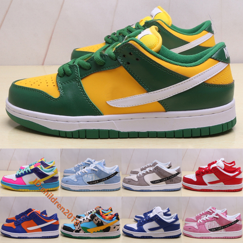 Brand SB Dunk Low Sneakers For Mens Womens Trainers Brazil Chunky Dunky University Red Blue Leather Running Chaussures Size 5.5-11
Brand SB Dunk Low Sneakers For Mens Womens Trainers Brazil Chunky Dunky University Red Blue Leather Running Chaussures Size 5.5-11