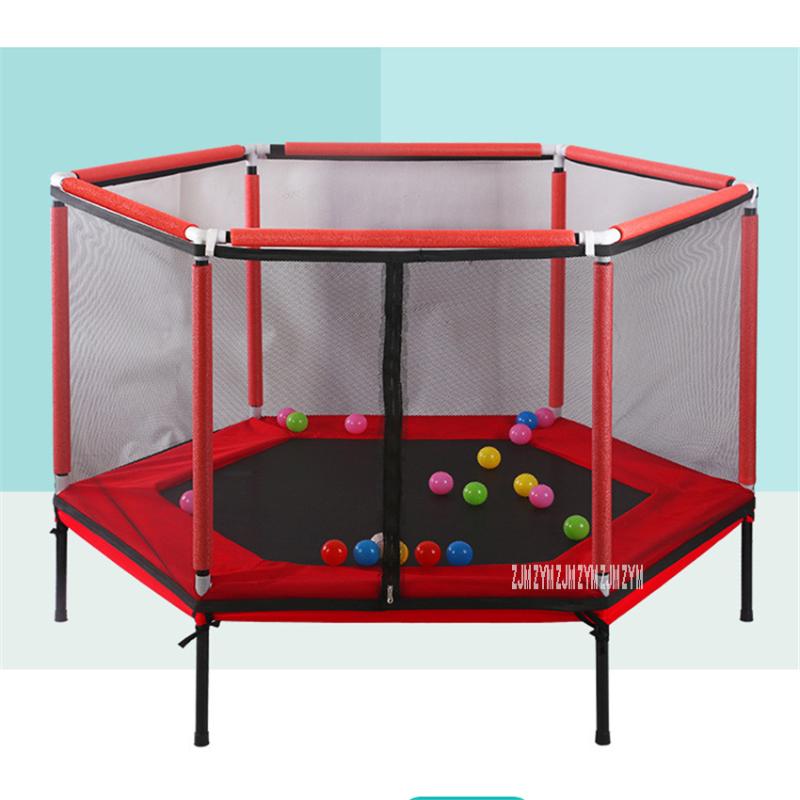 2566 Household Jumping Bounce Bed Protecting Net Equipped Indoor Children's Trampoline Bouncing Bed Interactive Games Fitness