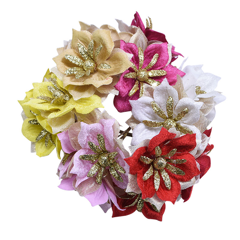 Shiny Glitter Silk Flower Gardenia Artificial Flower For Home Decor DIY Scrapbooking Craft Wedding Party Decoration 2/3Bouquet, B02 gold
Shiny Glitter Silk Flower Gardenia Artificial Flower For Home Decor DIY Scrapbooking Craft Wedding Party Decoration 2/3Bouquet, B02 gold