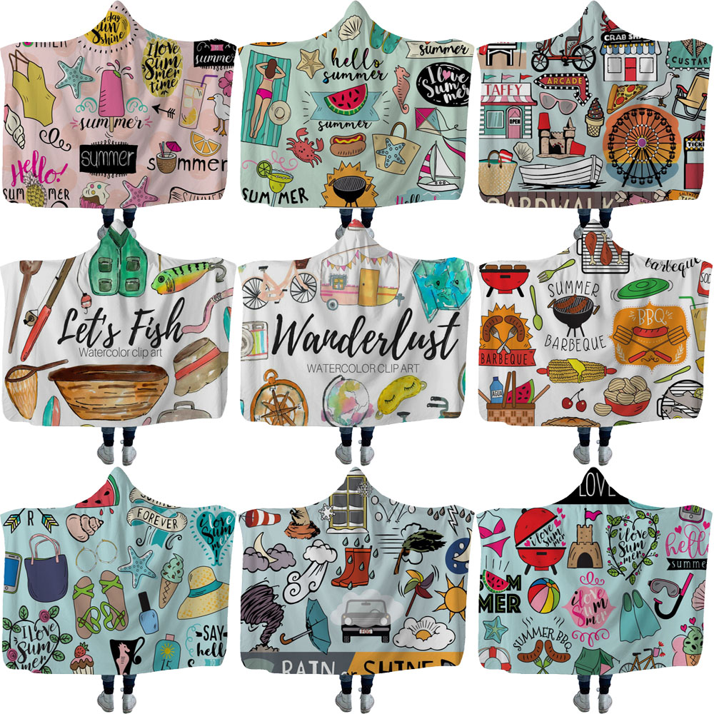 Outdoor Picnic Hooded Blanket Cartoon Butterfly Children Blanket with Hood Soft Warm Sherpa Fleece Snuggle wrap Blanket for Kids
Outdoor Picnic Hooded Blanket Cartoon Butterfly Children Blanket with Hood Soft Warm Sherpa Fleece Snuggle wrap Blanket for Kids
