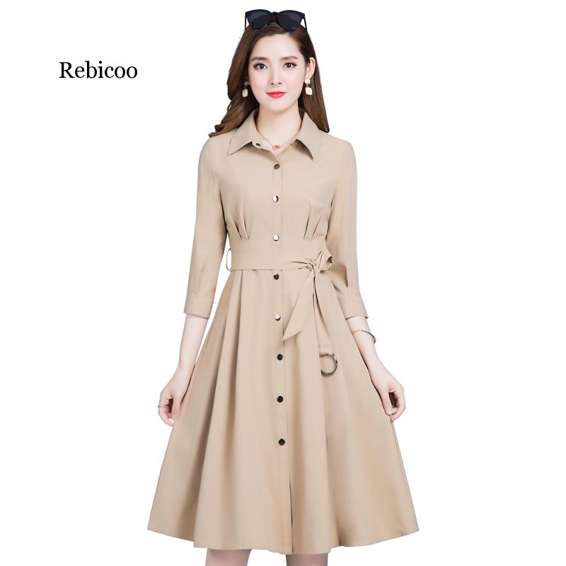 Spring Autumn Women's Casual Long trench Coat fashion Oversize Vintage belt Thin Outwear Windbreaker Female -4XL, Bean red
Spring Autumn Women's Casual Long trench Coat fashion Oversize Vintage belt Thin Outwear Windbreaker Female -4XL, Bean red