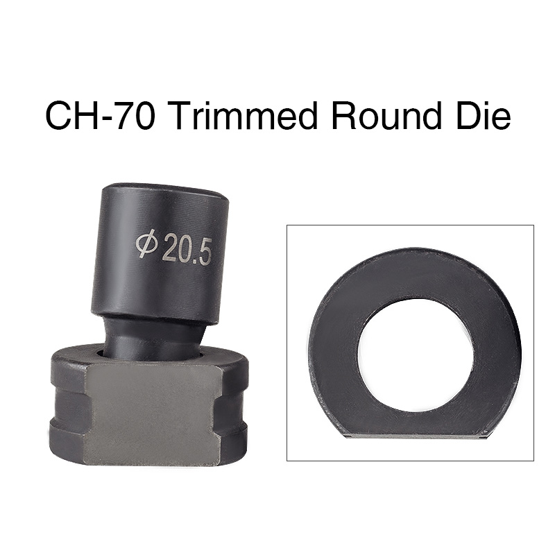 1Piece Trimmed Round Die for CH-70 Hydraulic Punching Punching Machine CH-70 Steel Plate/Copper Busbar Hole Puncher Trimming Die
1Piece Trimmed Round Die for CH-70 Hydraulic Punching Punching Machine CH-70 Steel Plate/Copper Busbar Hole Puncher Trimming Die