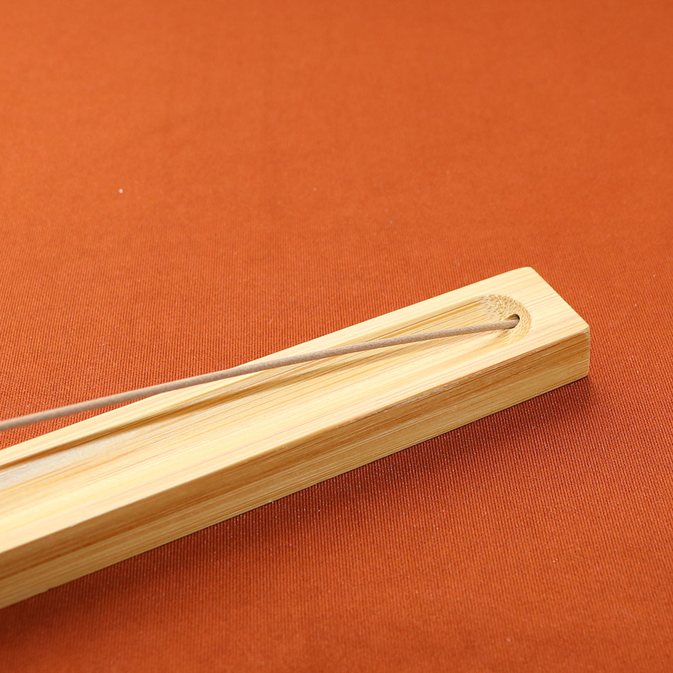 wholes Natural Bamboo Incense holder Lamps Ash Catcher Burner stand Home fragrances for sandalwood and agarwood Stick incense3781714