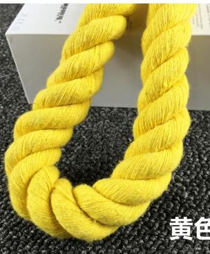5MTR Cotton Three twisted Rope String Cord Twine Sash Craft Cotton Thick Cords For Handmade Decorative 20mm