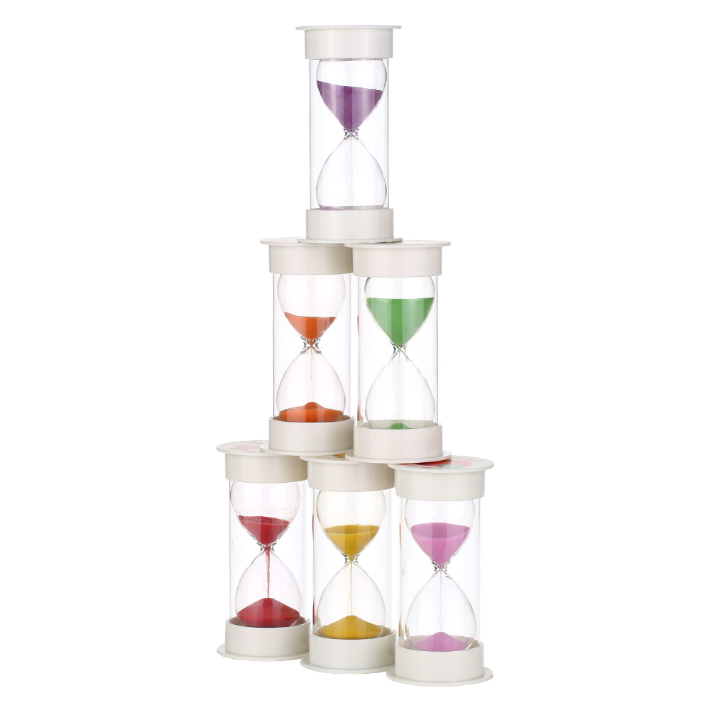 6pcs Hourglass Sandglass 1min/3mins/5mins/10mins/15mins/30mins Sand Clock Timer Children Gift Sand Timer Home Decoration
6pcs Hourglass Sandglass 1min/3mins/5mins/10mins/15mins/30mins Sand Clock Timer Children Gift Sand Timer Home Decoration