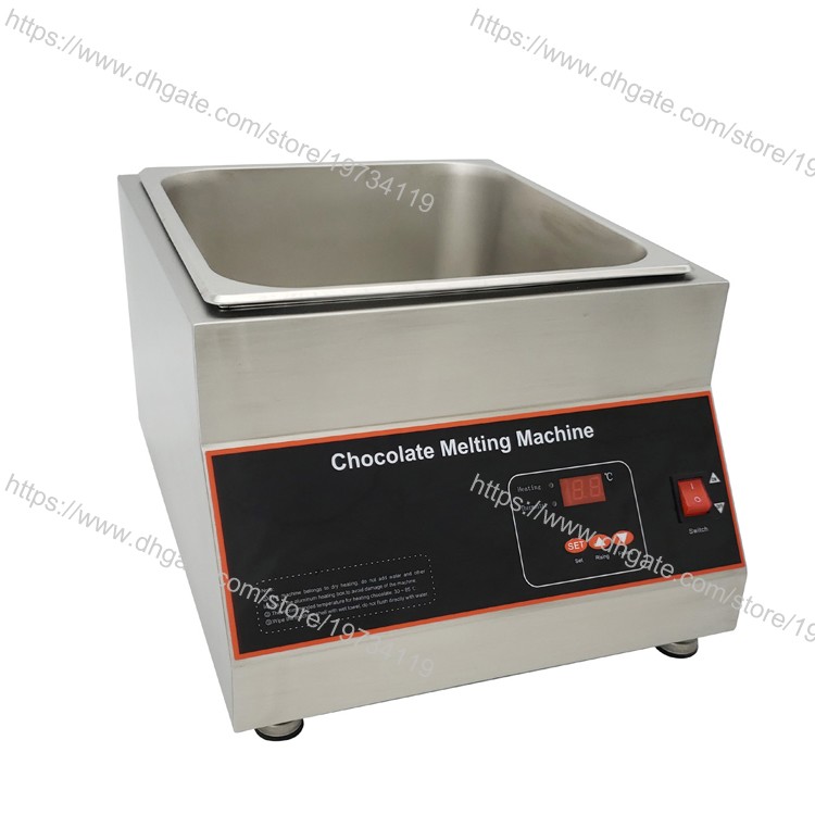 12kg Single Pot Stainless Steel Commercial Use 110v 220v Electric Digital Dry Heat Chocolate Melter Melting Machine