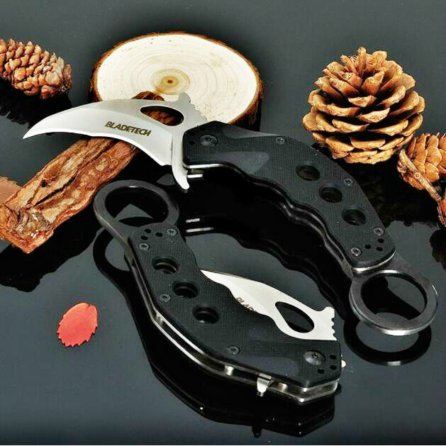 Blade-Tech Rip Tide folding karambit Claw Knife AUS-8 blade G10 claw camping survival knives Xmas gift knife 2433
Blade-Tech Rip Tide folding karambit Claw Knife AUS-8 blade G10 claw camping survival knives Xmas gift knife 2433