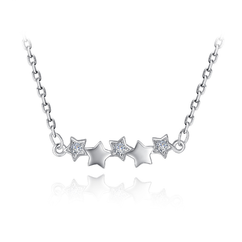 Silver plated fashion little star crystal women short link chain jewelry ladies necklaces jewelry no fade
Silver plated fashion little star crystal women short link chain jewelry ladies necklaces jewelry no fade