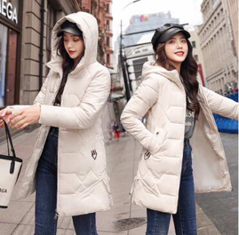 Wholesale women's cotton-padded winter clothing new fashion mid-length slim-fitting padded down jacket, Army green
Wholesale women's cotton-padded winter clothing new fashion mid-length slim-fitting padded down jacket, Army green