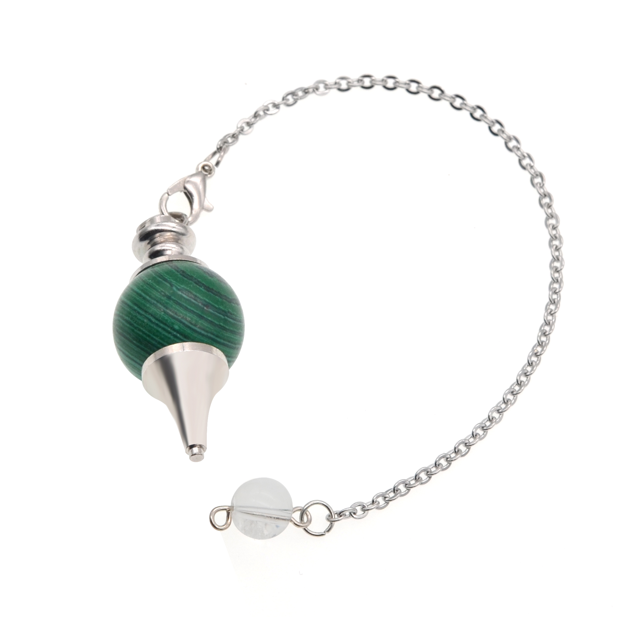 Three-piece set of copper gemstone pendants for men and women fashion hot sale