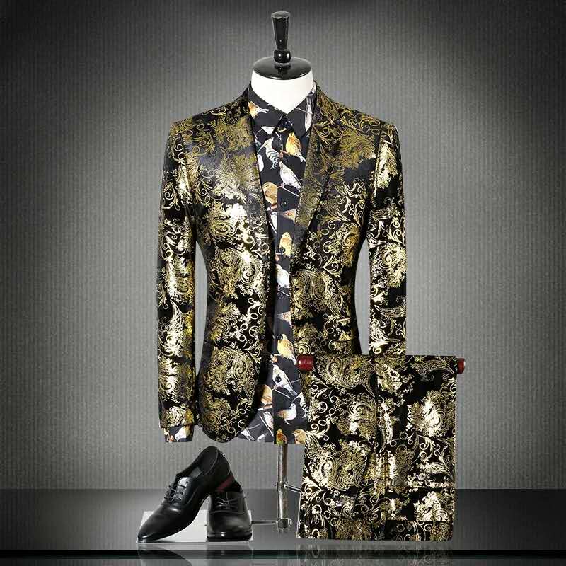 2019 Beach Groomsmen Tuxedos Peaked Lapel Two Pieces Lace Pattern Suits Wedding Tuxedos Custom Made Suit Mens Prom Gowns