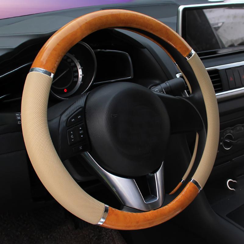 Wood Grain Interior Protective Auto Car Non Slip Faux Leather Decorative Odorless Fashion Soft Steering Wheel Cover Accessories
Wood Grain Interior Protective Auto Car Non Slip Faux Leather Decorative Odorless Fashion Soft Steering Wheel Cover Accessories