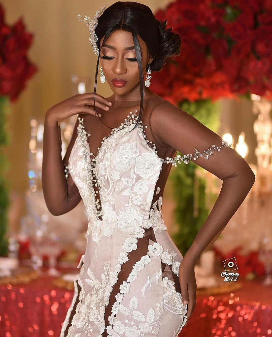 South African Mermaid Wedding Dresses Plus Size Sheer Neck Lace Beaded Bridal Gowns 2020 vestidos de novia