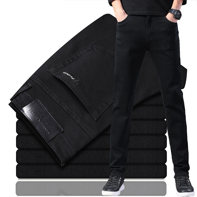 2020 New Men's Slim Elastic Black Jeans Classic Business Fashion Casual Straight Denim Trousers Male Brand High-quality Pants
2020 New Men's Slim Elastic Black Jeans Classic Business Fashion Casual Straight Denim Trousers Male Brand High-quality Pants