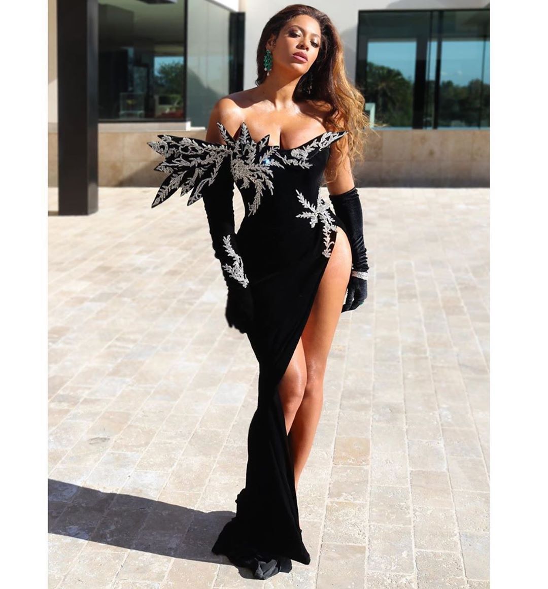 2020 Arabic Aso Ebi Lace Beaded Black Evening Dresses Sheath High Split Prom Dresses Velvet Formal Party Second Reception Gowns ZJ255, Yellow
2020 Arabic Aso Ebi Lace Beaded Black Evening Dresses Sheath High Split Prom Dresses Velvet Formal Party Second Reception Gowns ZJ255, Yellow