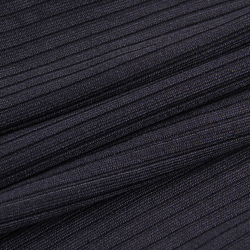 Women's Black Spandex Sexy Long Sleeve Jumpsuit Romper Playsuit Workout Fiess Zipper