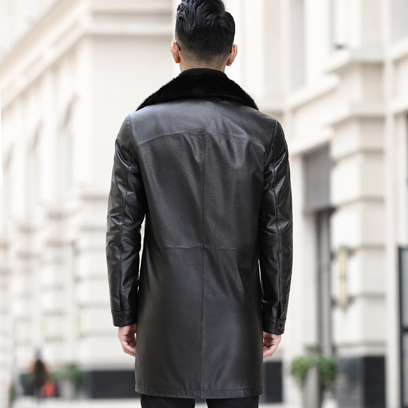 Men Cow Real Genuine Collar Duck Down Winter Coat Mens Leather Jacket MA9202NR22 YY2252, Black
Men Cow Real Genuine Collar Duck Down Winter Coat Mens Leather Jacket MA9202NR22 YY2252, Black