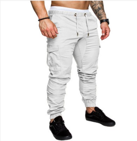 Mens Work Pants Comfort Cotton Soft Tactical Army Cargo Combat Casual Multi-Pocket Duty Fitness Bodybuilding Trousers