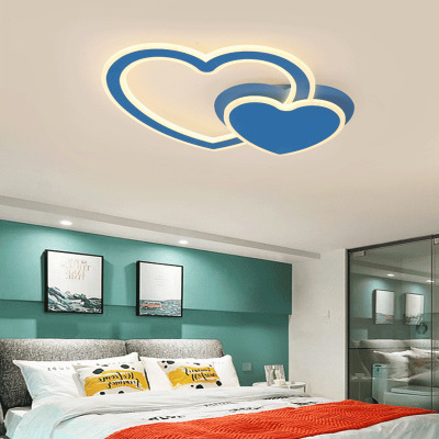 Creative design Ceiling Lights and lanterns Heart-shaped romance Bedroom lighting Led rotate modern Acryl