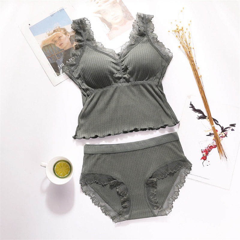Lace Camis Fashion Bra Panties Set Sexy Push Up Underwear Set Summer Tank Top Women Lingerie, Black
Lace Camis Fashion Bra Panties Set Sexy Push Up Underwear Set Summer Tank Top Women Lingerie, Black