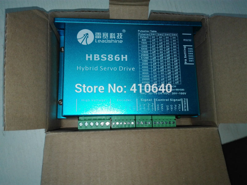 Genuine Leadshine HBS86H Easy Servo Drive with Maximum 24 - 75 VAC or 32 - 105 VDC, and 8.5A Current
Genuine Leadshine HBS86H Easy Servo Drive with Maximum 24 - 75 VAC or 32 - 105 VDC, and 8.5A Current