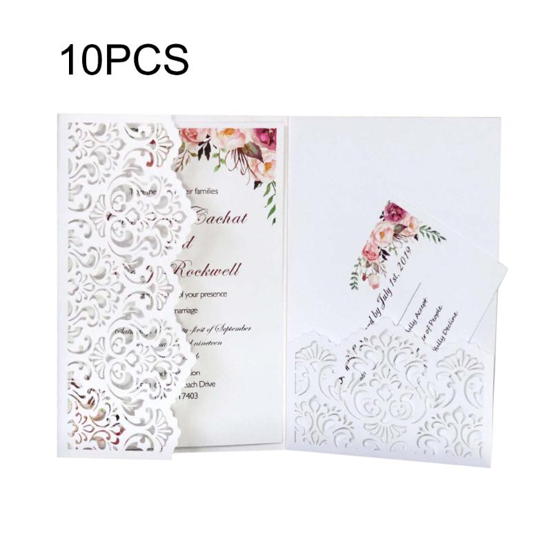 10pcs Hollow Lace Wedding Invitation Card Envelope For Festival Holiday Invitation Card Wedding Anniversary Greeting
10pcs Hollow Lace Wedding Invitation Card Envelope For Festival Holiday Invitation Card Wedding Anniversary Greeting