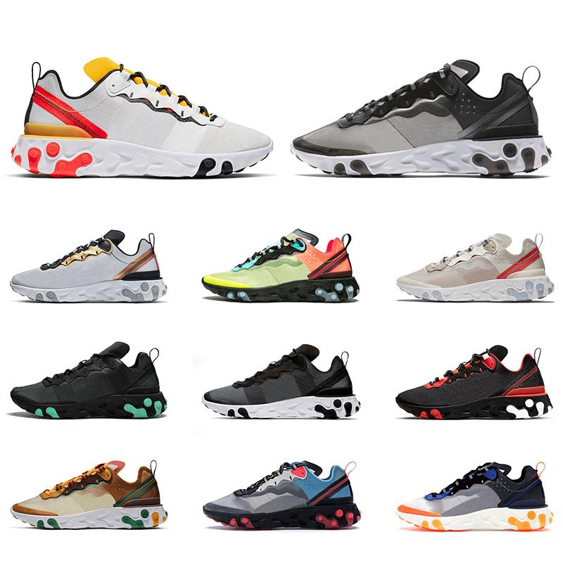 React Element 87 55 Running Shoes for Men Women Light Bone Triple Black Bed Hyper Pink mens trainers sports sneakers runner size 36-45, Tour yellow
React Element 87 55 Running Shoes for Men Women Light Bone Triple Black Bed Hyper Pink mens trainers sports sneakers runner size 36-45, Tour yellow