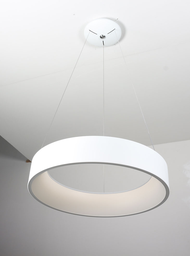 Modern Round Led Pendant Light Ring Circle Pendant Lamp Ceiling Hanging Lighting Fixture For Kitchen Living Dinning Room Bedroom