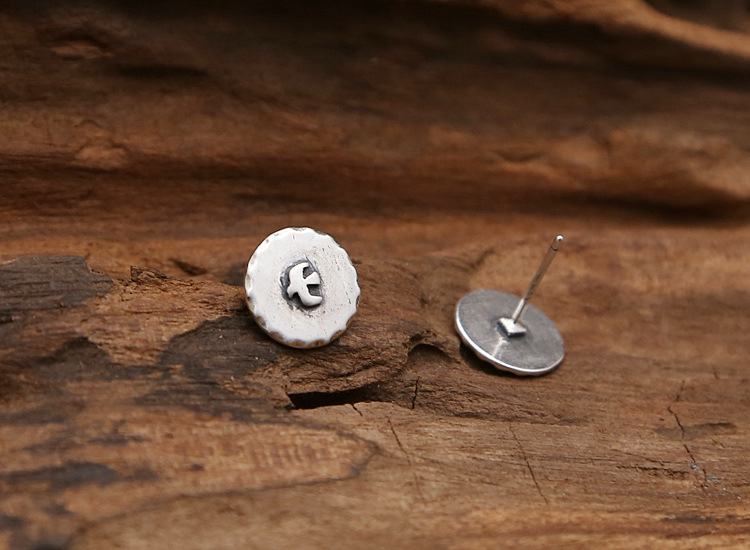 Brand new 925 sterling silver jewelry American hand-made designer antique silver eagle stud earrings for men women