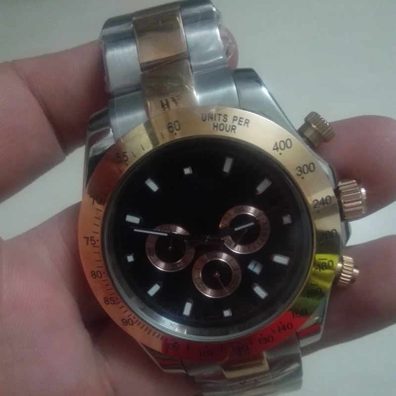 Silver and Rose gold Big size 45mm Mens Watches Stainless Steel watches Men Quartz Steel Japanese OS20movt Chronograph Wristwatch 2019, Slivery;brown
Silver and Rose gold Big size 45mm Mens Watches Stainless Steel watches Men Quartz Steel Japanese OS20movt Chronograph Wristwatch 2019, Slivery;brown