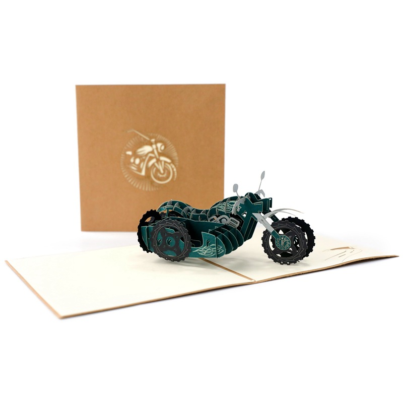Birthday card Valentine's Day 3D Stereo Greeting Card Motorcycle Graduation Season Creative Gift
Birthday card Valentine's Day 3D Stereo Greeting Card Motorcycle Graduation Season Creative Gift