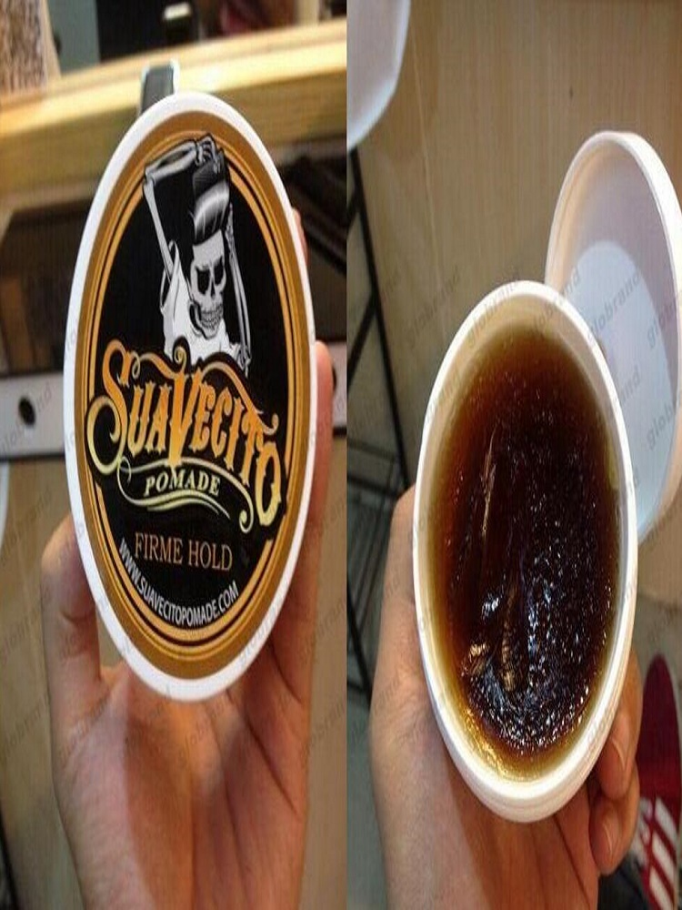 Suavecito Pomade Hair Gel Style firme hold Pomades Waxes Strong restoring ancient ways big skeleton slicked back oil wax