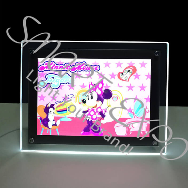 A4 Ultra Slim Single Face Table Crystal Light Box Featuring Free Standing on Table Supported by Steel Bolts and Firm Wooden Case Packing
A4 Ultra Slim Single Face Table Crystal Light Box Featuring Free Standing on Table Supported by Steel Bolts and Firm Wooden Case Packing