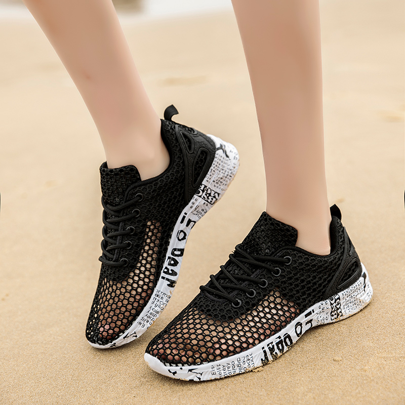 Women's Summer Shoes Breathable Canyoneering Outdoor Sport Aqua Shoes Non-slip Beach Axido Lightweigh Mesh Flats, Black
Women's Summer Shoes Breathable Canyoneering Outdoor Sport Aqua Shoes Non-slip Beach Axido Lightweigh Mesh Flats, Black