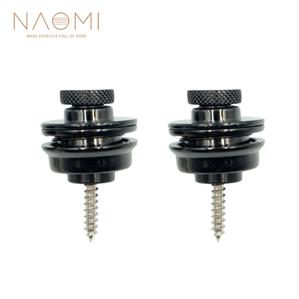 NAOMI 2Pcs Guitar / Bass Strap Lock Straplock Button Black Guitar Parts Accessories New
NAOMI 2Pcs Guitar / Bass Strap Lock Straplock Button Black Guitar Parts Accessories New
