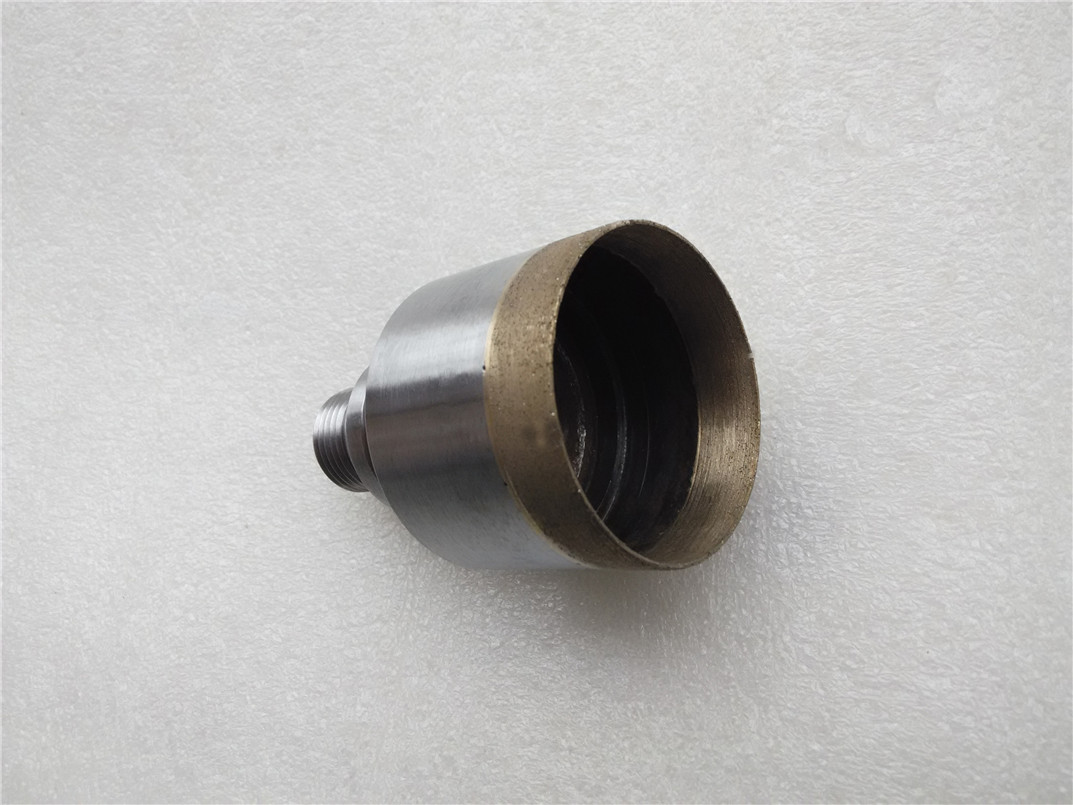 RZZ 30-60mm L75mm Power Tool Drill Bit G1/2'' Sintered Diamond Drilling Thread for Glass