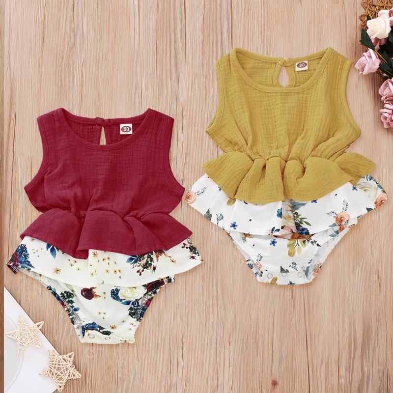 Newborn Baby Girls Floral Patchwork Bodysuit Ruffle Ruched Sleeveless Bodysuit Toddler Infant Summer Jumpsuit Clothes Vetement, Red
Newborn Baby Girls Floral Patchwork Bodysuit Ruffle Ruched Sleeveless Bodysuit Toddler Infant Summer Jumpsuit Clothes Vetement, Red