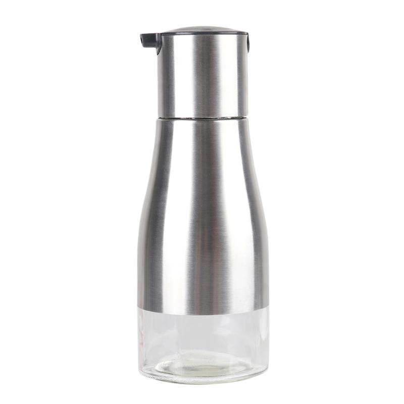 Stainless Steel Glass Oil Pot Seasoning Bottle Soy Sauce Vinegar Bottle Anti-Oil Spill Spice Tools
Stainless Steel Glass Oil Pot Seasoning Bottle Soy Sauce Vinegar Bottle Anti-Oil Spill Spice Tools