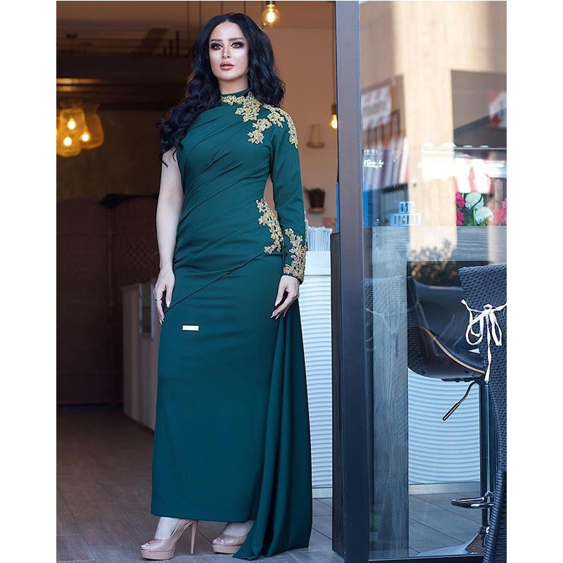 One Shoulder Long Sleeve African Evening Dresses Dark Green Jersey Formal Dresses Gold Appliques Ankle Length Evening Gowns, Royal blue
One Shoulder Long Sleeve African Evening Dresses Dark Green Jersey Formal Dresses Gold Appliques Ankle Length Evening Gowns, Royal blue