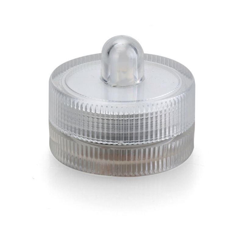 Candle Light LED Submersible Waterproof Tea Lights Mini Led Underwater Lamp battery power Decoration Light for Wedding Party