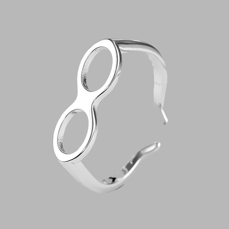 Cluster Rings MSWEIJIA Wholesale 2021 Custom Simple Opening Adjustable Personality Glasses Shape Copper Ring For Women Jewelry
Cluster Rings MSWEIJIA Wholesale 2021 Custom Simple Opening Adjustable Personality Glasses Shape Copper Ring For Women Jewelry